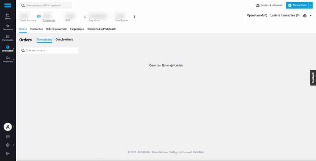 Website Review DEGIRO